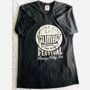 Vintage Cajun Gumbo Festival T-shirt Size M